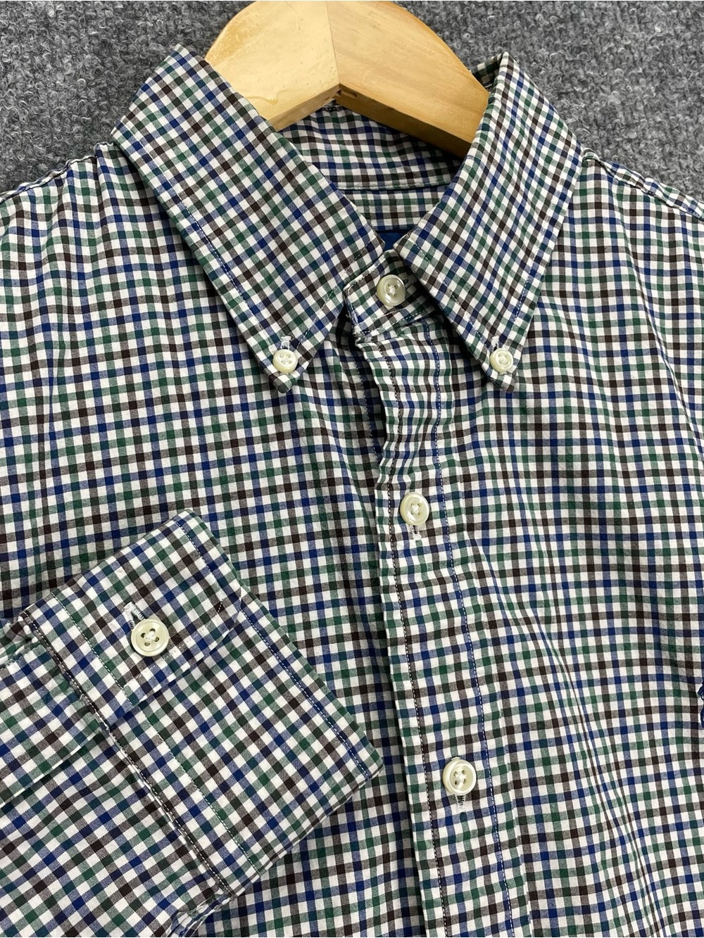 Ralph Lauren Shirt Men’s M 15.5 Long Sleeve Button Down Multicolor Check Plaid